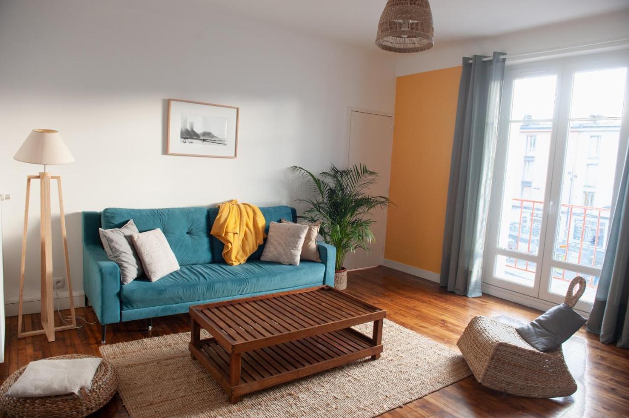 Appartement Spacieux Avec Balcon Et Parking Brest Esterno foto